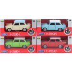 Welly Dromader Auto Trabant 601 Klasic kov/plast na volný chod 4 barvy v krabičce 15x7x:34 – Zboží Dáma