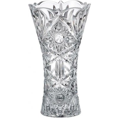 CRYSTALITE BOHEMIA BOHEMIA MIRANDA VÁZA 300 MM – Zboží Mobilmania