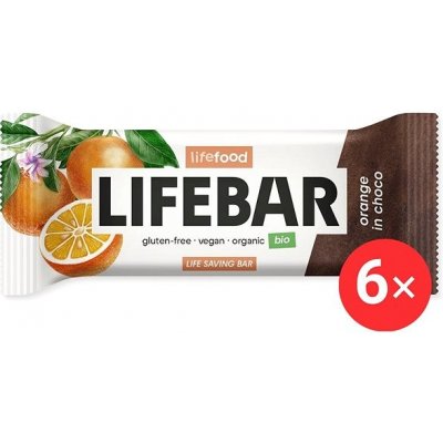 Lifefood Lifebar InChoco raw Bio 6 x 40 g – Zboží Dáma