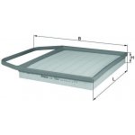 Vzduchový filtr MAHLE LX 1564 – Hledejceny.cz