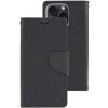 Pouzdro a kryt na mobilní telefon Apple Mercury Fancy Diary iPhone 15 Pro MAX - černé/černé