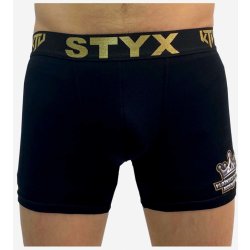 Styx pánské boxerky KTV long sportovní guma černé