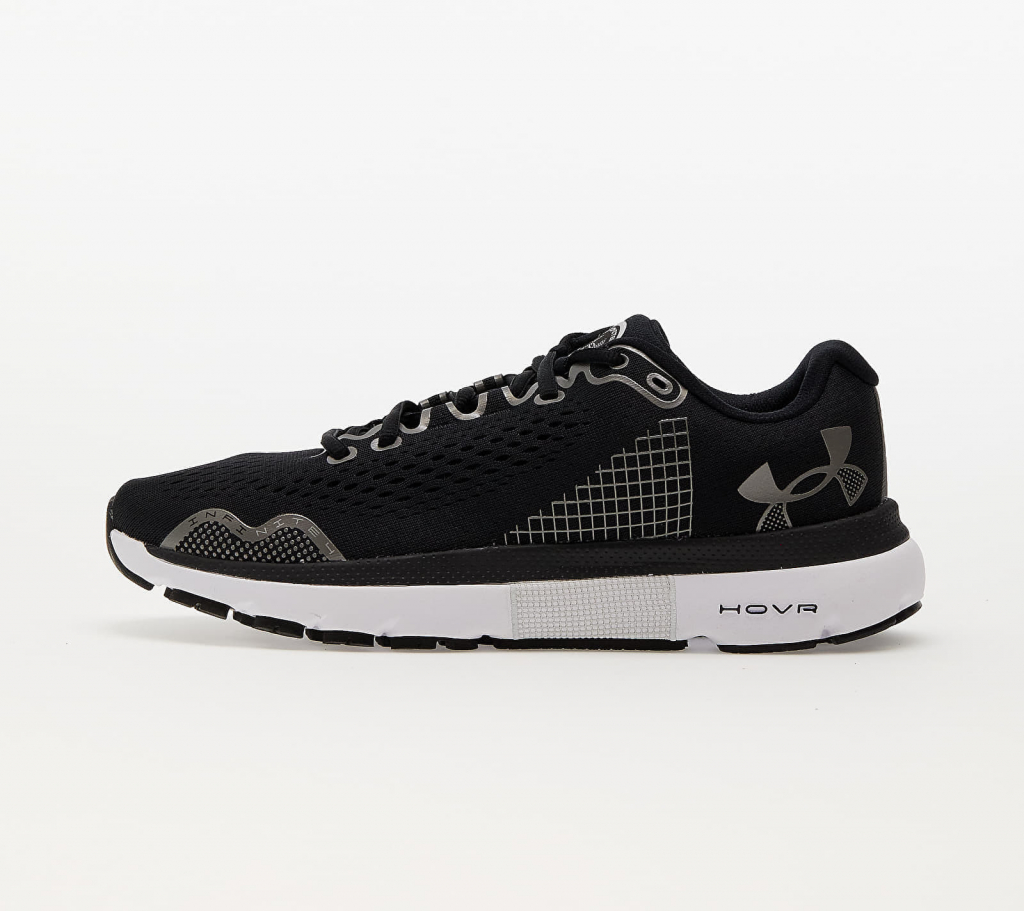 Under Armour HOVR Infinite 4 Black/ White/ Metallic Gun Metal