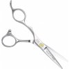 Kadeřnické nůžky Olivia Garden SilkCut PRO Shear Left 5´ Silver kadeřnické nůžky pro leváky
