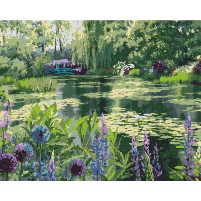 Ideyka Malování podle čísel Monetova zahrada v Giverny 40 x 50 cm – Zboží Mobilmania