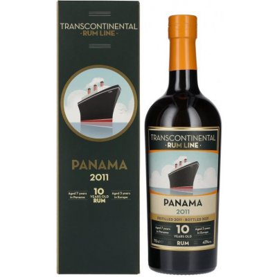 Transcontinental Rum Line Panama 2011 43% 0,7 l (karton) – Zboží Dáma