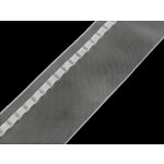 Záclonovka šíře 10 cm s poutky Balení: 1 m, Varianta: transparent – Zboží Dáma