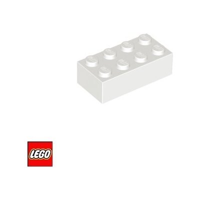 LEGO® 3001 Kostka 2x4 Bílá – Zbozi.Blesk.cz