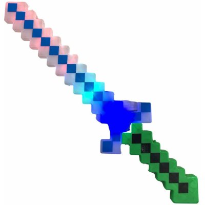 Minecraft Led svítící meč zelená