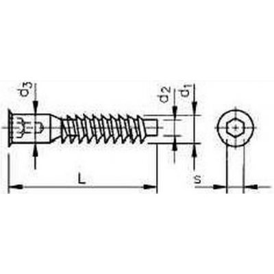konfirmát 5.0x40 BÍLÝ ZINEK zápustná hlava – Hledejceny.cz