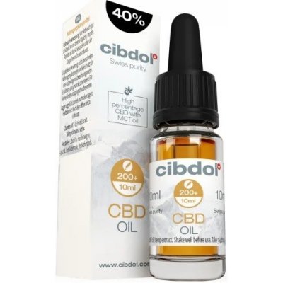 Cibdol CBD olej 40 % 4000 mg 10 ml