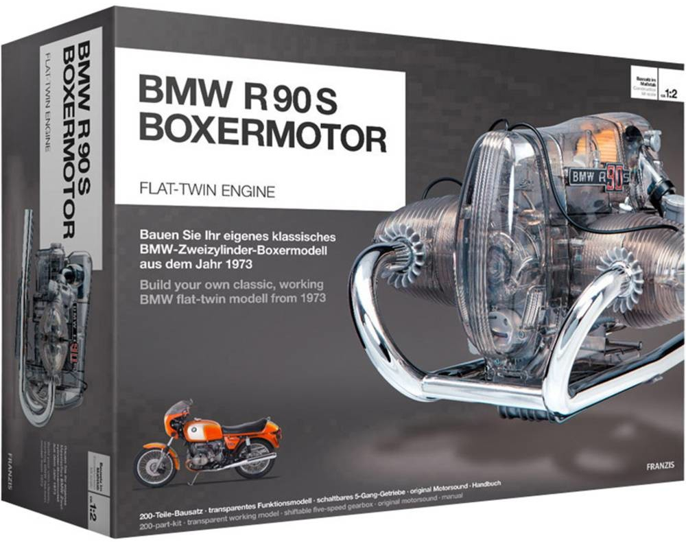 Franzis motor BMW R 90 S-Boxer v měřítku 1:2