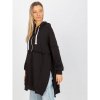 Dámská mikina bavlněná OVERSIZE mikina SE ZIPEM FA-BL-8105.38P-BLACK