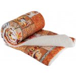decoDoma Prošívaná beránková deka Dual Feel SAMARA 140x200 – Zboží Dáma