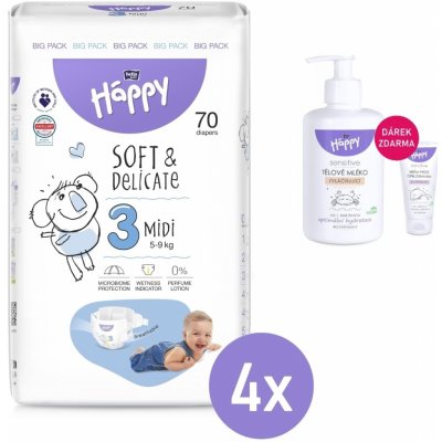 Bella Happy 4x 3 MIDI 5-9kg 70ks