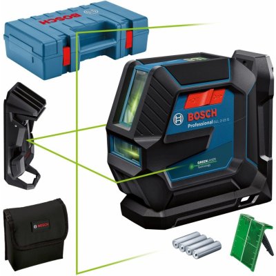 BOSCH Professional GLL 2-15 G + LB 10 + 0.601.063.W02 – Zboží Mobilmania