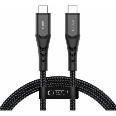 Tech-Protect UB11T ULTRABOOST TYPE-C PD 100W / QC3.0 100cm černý – Hledejceny.cz