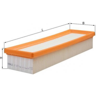Vzduchový filtr MAHLE LX 1451 – Hledejceny.cz