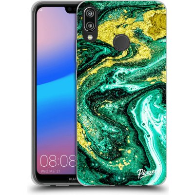 Pouzdro Picasee silikonové Huawei P20 Lite - Green Gold čiré – Zboží Mobilmania