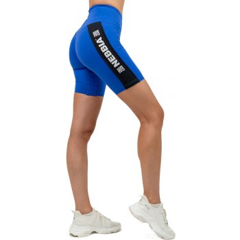 Nebbia Fitness šortky s vysokým pasem ICONIC 238 Blue