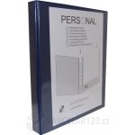 Karton P+P kroužkový pořadač 4 kroužky PERSONAL A4 3 cm modrý – Zboží Živě