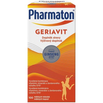 Pharmaton Geriavit Vitality 50+ 100 tablet – Zbozi.Blesk.cz