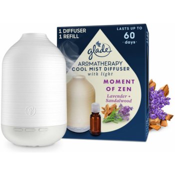 Glade Aromatherapy Cool Mist Diffuser Moment of Zen náplň 17,4 ml