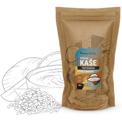 Protein & Co. Proteinová rýžová kaše 480 g – Hledejceny.cz