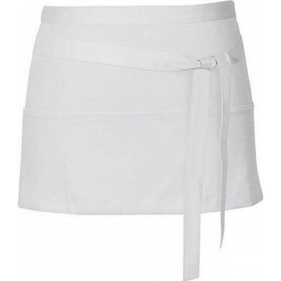 Link Kitchen Wear Krátká barmanská zástěra se třEma předníma kapsama Bílá X983 – Hledejceny.cz