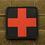 Nášivka KŘÍŽ MEDIC plast ČERNÁ/ČERVENÁ – Zboží Dáma Nášivka KŘÍŽ MEDIC plast ČERNÁ/ČERVENÁ – Zboží Dáma