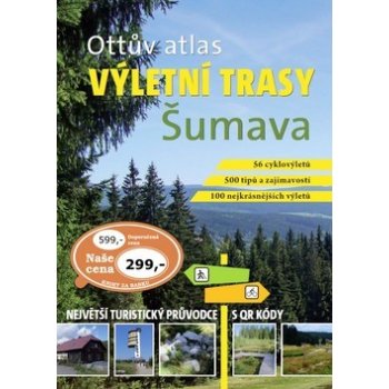 Ottův atlas výletní trasy Šumava