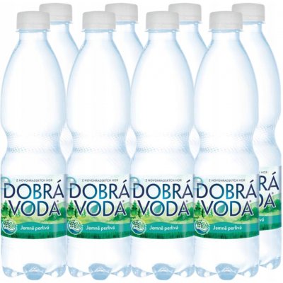Dobrá voda jemně perlivá 8 x 0,5 l – Hledejceny.cz