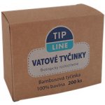 Tip Line vat tyčinky Bambus 200 ks – Zboží Dáma