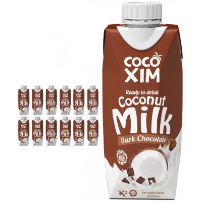 Cocoxim Bio Kokosové mléko na vaření 17% 12 x 330 ml – Sleviste.cz