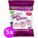 KIDDYLICIOUS Knoflíčky ovocno-zeleninové Malina s řepou 5 x 6 g