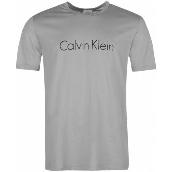 Calvin Klein Short Sleeve Logo Crew T Shirt Grey