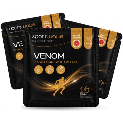 Sportwave Venom Preworkout With Caffeine 16,5 g – Hledejceny.cz
