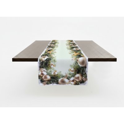 Mybesthome Vánoční ubrus běhoun NATALY I. 40x180 cm – Zboží Dáma