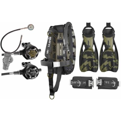 Mares XR 28XR TPB HR + křídlo TACTICAL GREEN + ploutve TACTICAL GREEN – Zbozi.Blesk.cz