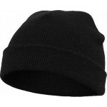 Flexfit Silná ohrnovací beanie z husté pleteniny Černá – Hledejceny.cz