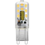 ACA Lighting LED SMD G9 plast 3W 3000K 250lm 300st. 230V Ra80 30.000h čirá G928353WWC – Zboží Mobilmania