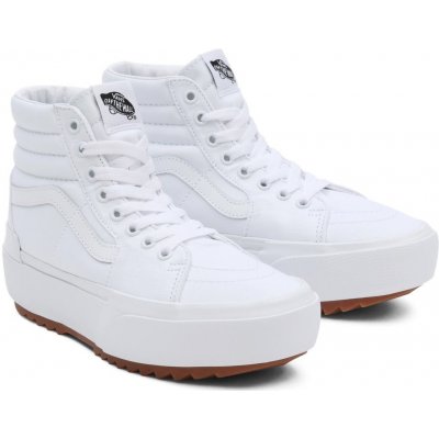 Vans UA SK8-HI STACKED (CANVAS) True white – Zbozi.Blesk.cz