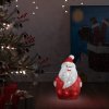 Vánoční osvětlení Nabytek XL Vánoční akrylový Santa s LED vnitřní i venkovní 28 cm