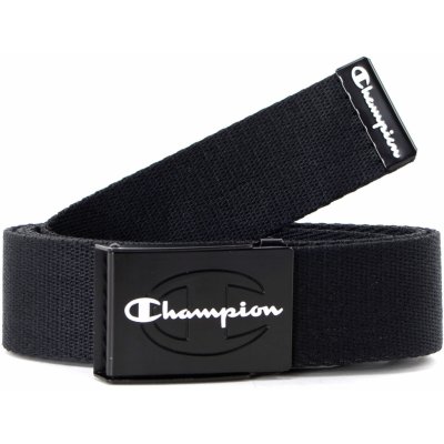 Champion pásek Unisex Script Web Belt Black/White černá – Zboží Dáma