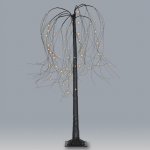 Nexos Vánoční dekorace světelný strom smuteční vrba 150 cm 96 LED – Sleviste.cz