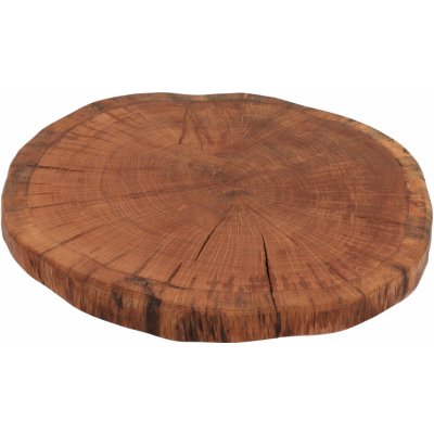 ČistéDřevo Podložka z dubového dřeva 30-35cm – Zboží Mobilmania