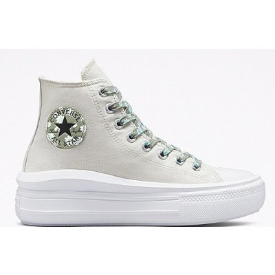 Converse boty Chuck Taylor All Star Move Desert Rave Hi A00838 light bone/light field surplus – Zboží Mobilmania