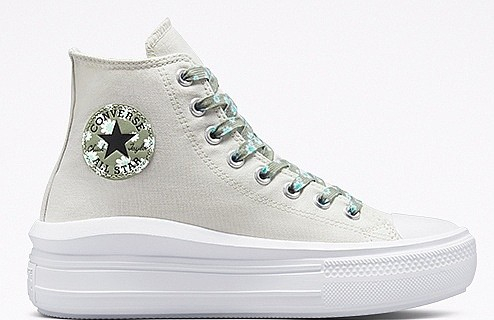 Converse boty Chuck Taylor All Star Move Desert Rave Hi A00838 light bone/light field surplus