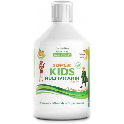 Swedish Nutra Super Kids multivitamin pro děti 500 ml – Zbozi.Blesk.cz