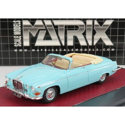 Matrix scale models Jaguar 420g Cabriolet Open 1969 Blue 1:43 – Zbozi.Blesk.cz